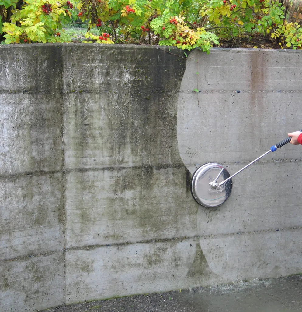 Steinpflege im Aussenbereich